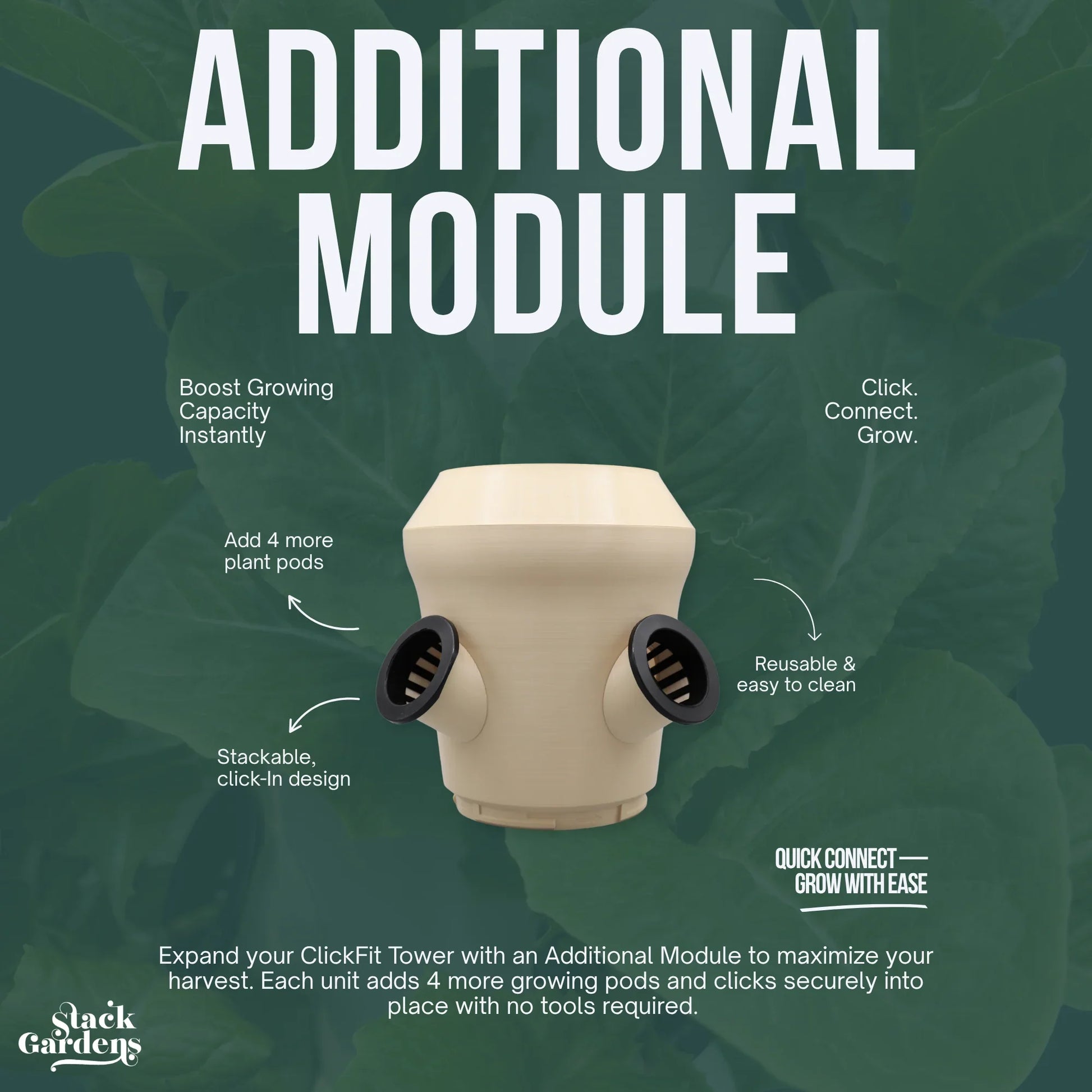 ClickFit Additional Module - Stack Gardens