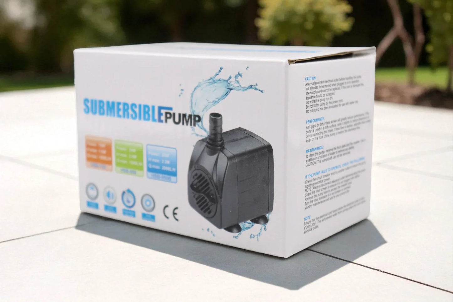 ClickFit Submersible Pump – 1000 L/H (8mm ID Tubing Compatible) - Stack Gardens