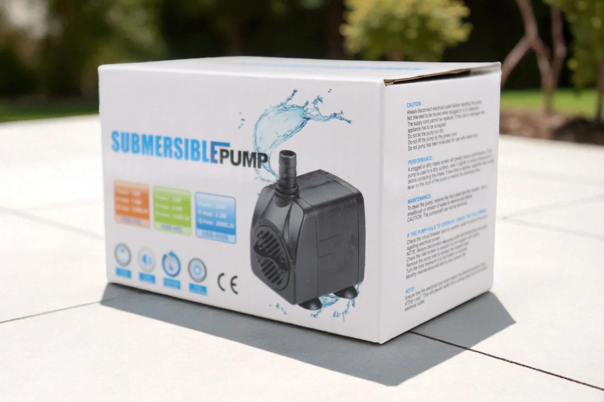 ClickFit Submersible Pump – 1000 L/H (8mm ID Tubing Compatible) - Stack Gardens
